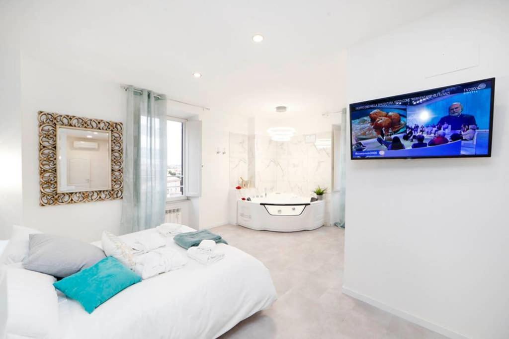 רומא White Panoramic Jacuzzi Suite Trastevere - Top Collection מראה חיצוני תמונה